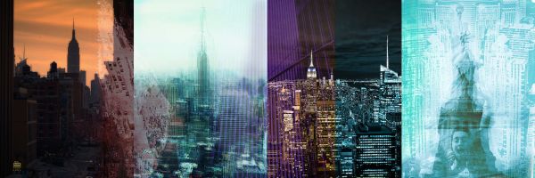 Geschichtetes Bild - Poster 2 Flat